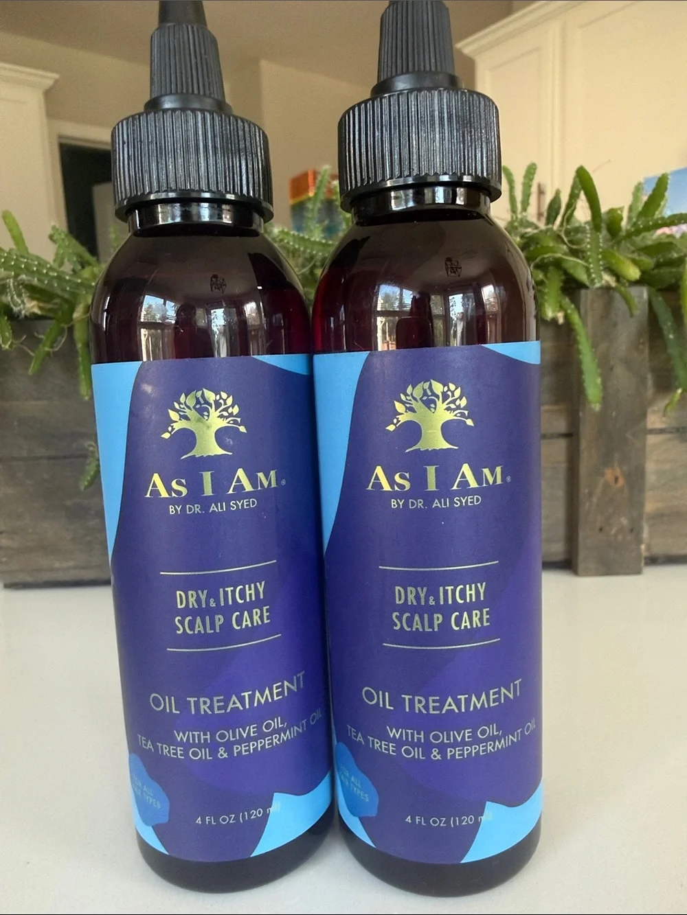 As I Am by Dr. Ali Syed Dry & Itchy Scalp Care Oil Treatment - 2 -4 oz bottles